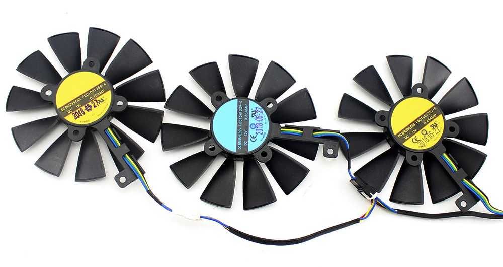 Вентилатор за видео карта ASUS ROG STRIX 980Ti 1060 1080Ti 1070 RX 480