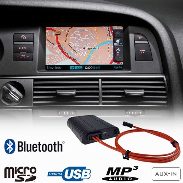 Интерфейс за автомобил Porsche и audi MMi 3G usb,aux in,bluetooth