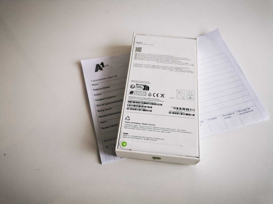 Apple iPhone 17 Sage(256GB/чисто нов)