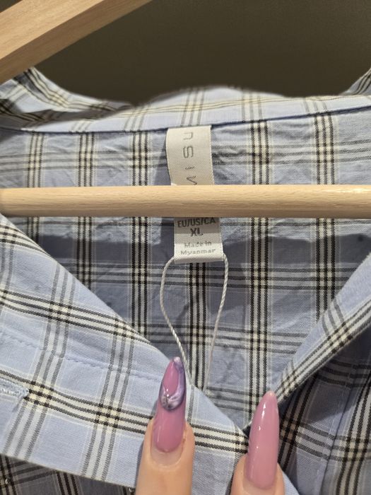 Карирана риза синя от Ню Йоркър  light blue new yorker shirt
