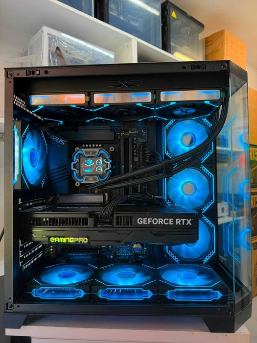Gaming I9 14900KF/Z790/32GB/RTX 5080/SSD 1TB/Sursa 1200W/Garantie/TVA!