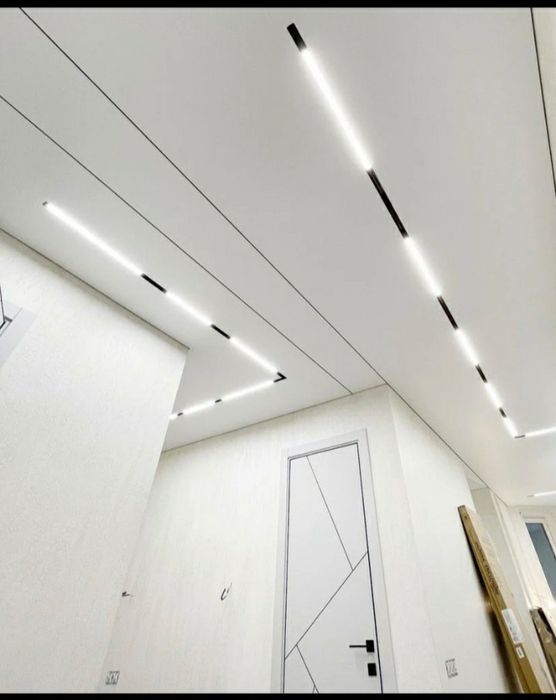 Натяжные потолки, слив воды