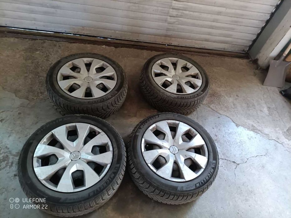 195/55R16 Зимни гуми Michelin Alpin 6 с джанти и тасове
