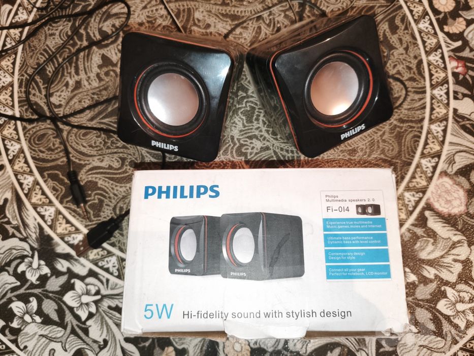 Колонки для ПК/ноутбука Philips Fi-014 (USB, 5W)
