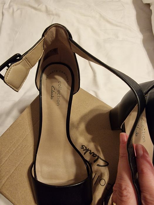 sandale elegante Clarks, piele, mărimea 35,5