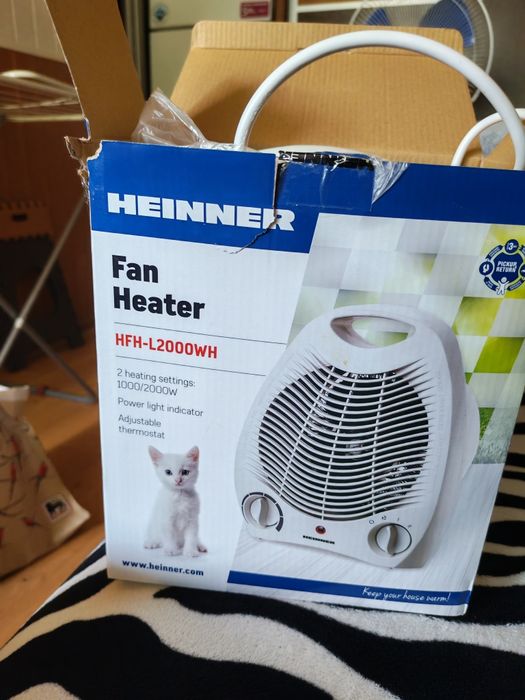 Aerotermă 1000 /2000 W Protecție pentru încălzit camera