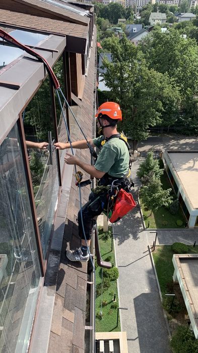 Мойка окон и фасадов