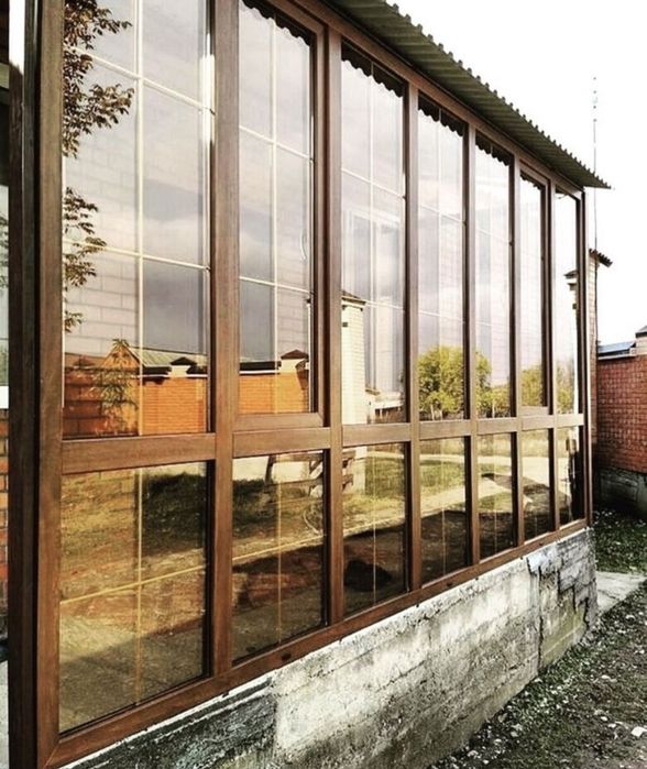 Двери Алюминиевые стеклянные