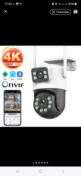 Wifi камера 8mpx, 4K, icsee