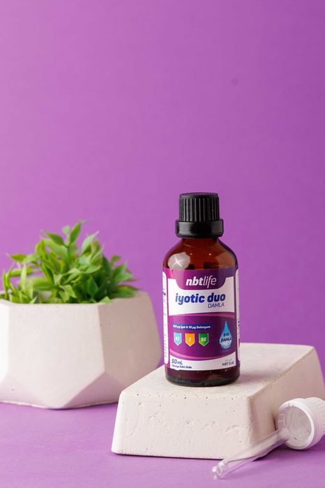 Suyuq yod tomchilari, selen bilan NBT Life yotic Duo, 50 ml