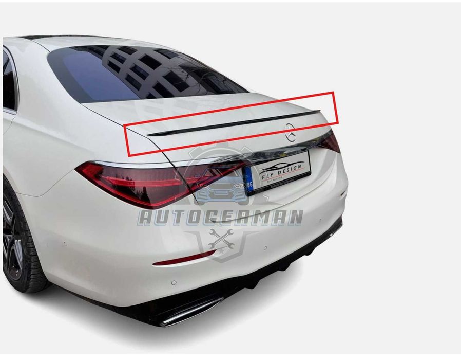Спойлер W223 Mercedes - Benz AMG style S - class  крило за в223 амг