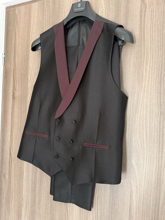 Costum elegant 3 piese ( botez/ nas / ginerica/ socru)