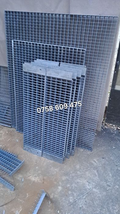 Grilaje-trepte zincate 120x24