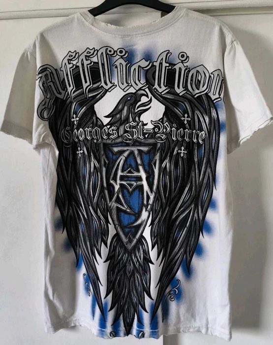 Мъжка тениска Affliction Georges St Pierre Signature Series UFC Small