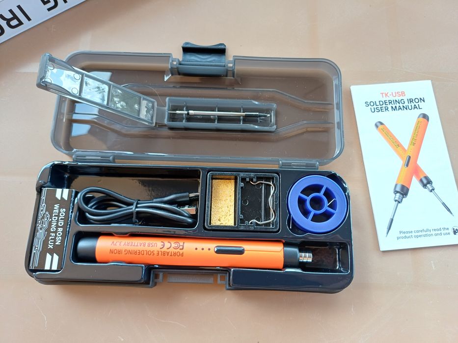 Акумолаторен поялник usb зареждан, 420°
