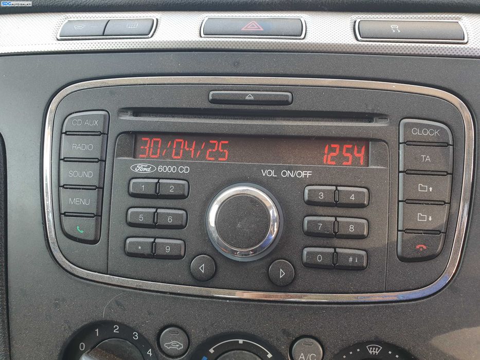Radio CD Player cu Aux Auxiliar 6000 CD Ford S Max 2006 - 2015 [K5035]