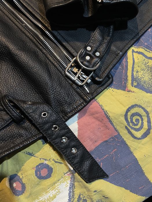 Set rar vintage din piele, confecționat manual jacheta si pantaloni