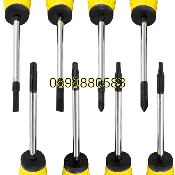 Комплект отвертки и битове 100 части