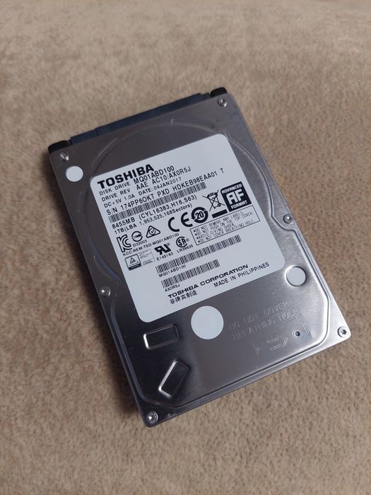 Жёсткий диск на ноутбук