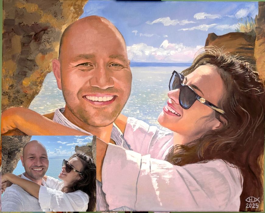 Портрет по снимка/маслени бои