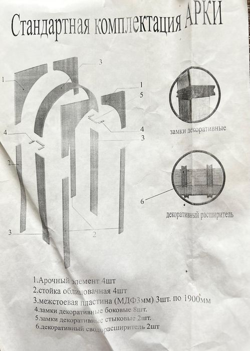 Арка межкомнатная