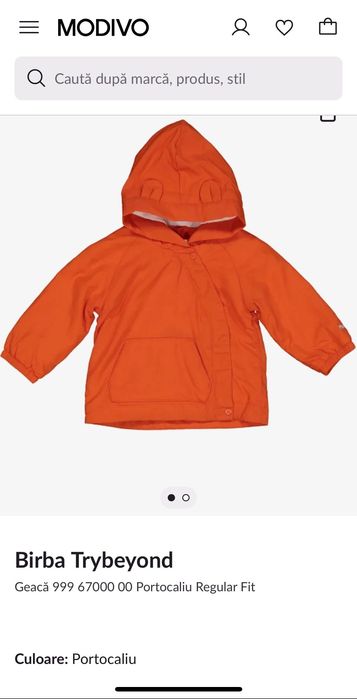Birba&Trybeyond geaca bebe 12-18m
