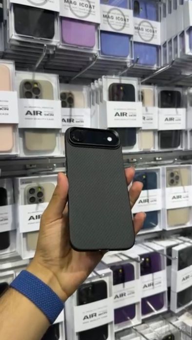Iphone madellari uchun Carbon org sifat chexollari