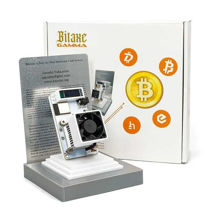 Bitaxe Gamma 601 1.2TH/s SOLO BTC Miner