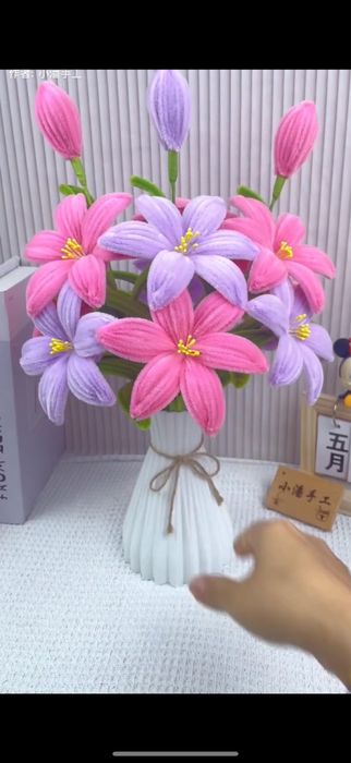 Букет из синельно проволоки