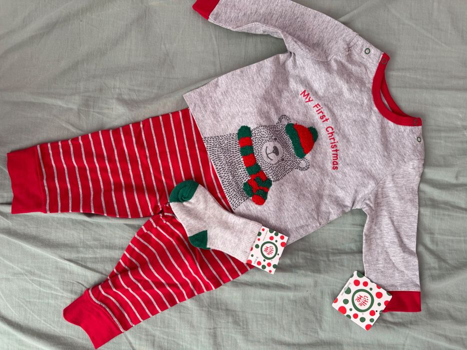 Коледен комплект от 3 части момче