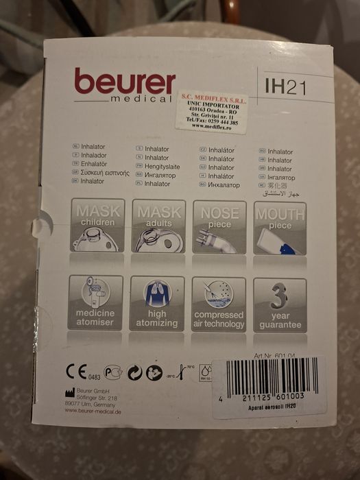 Aparat aerosoli IH21 -  Beurer
