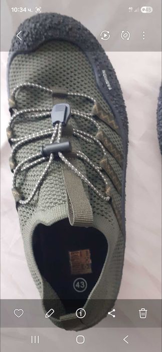 ОБУВКА -маратонка става  за вода №43