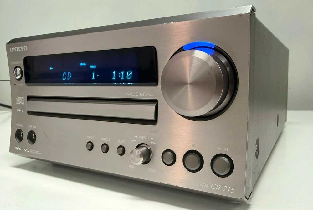 Amplificator Onkyo CR-715 Japan CD Receiver Digital Subwoofer Pre Out Aluminiu