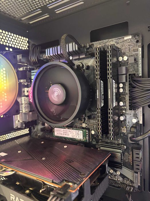 Геймърски компютър AMD Ryzen 5 4500, RX 7600 8GB, 16GB ram