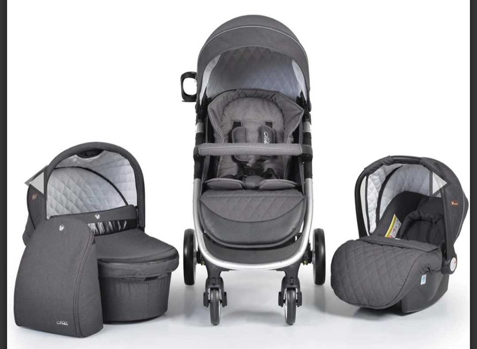 Комбинирана бебешка количка Cangaroo Noble 3в1