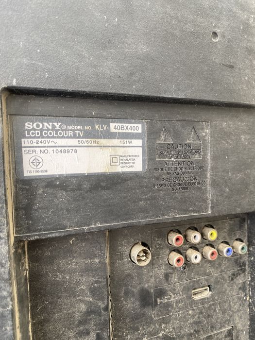 Телевизор на запчасти SONY BRAVIA