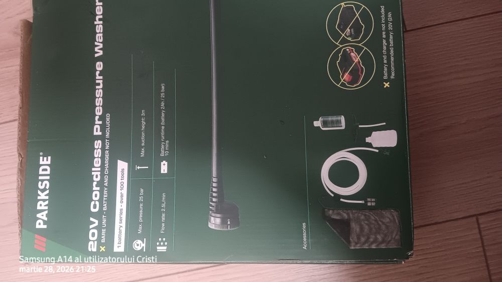 Aparat de spalat cu presiune parksaid