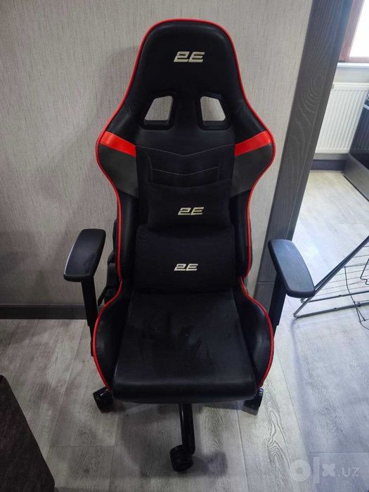 Игровое кресло 2E Gaming Chair BUSHIDO Black/Red Gen II
