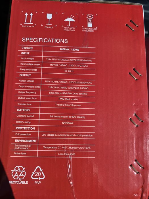 UPS hikvision 1200W