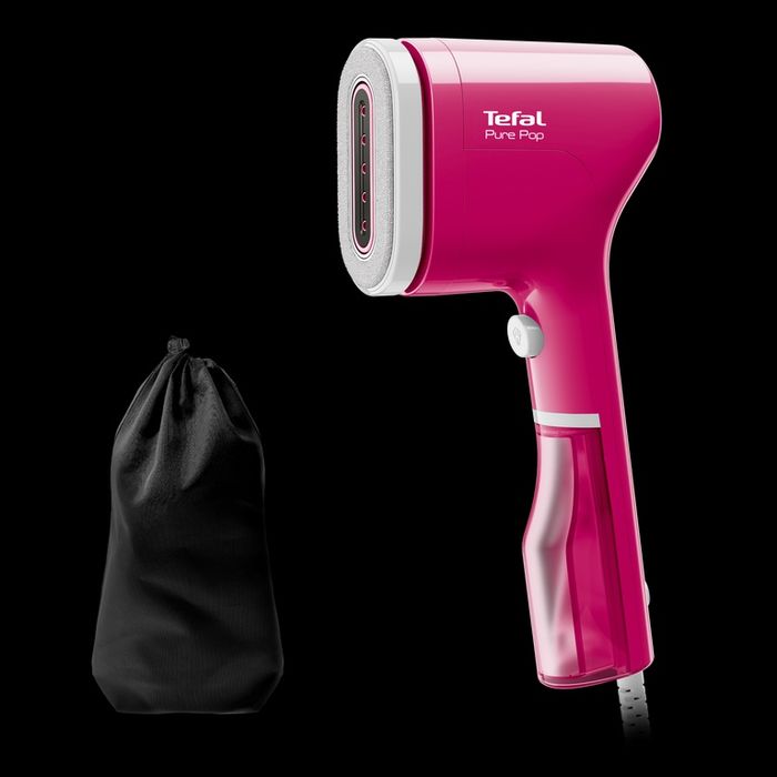 Нов  ръчен уред за гладене с пара Tefal Pure Pop DT2023, Розов