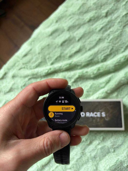 Suunto Race S All Black + допълнителна каишка | Отлично състояние