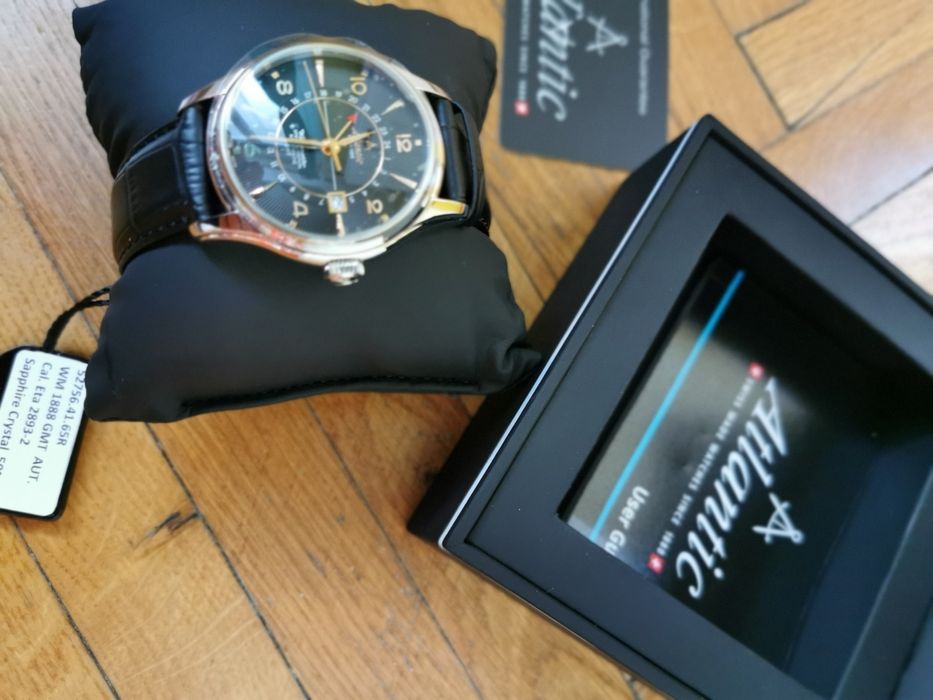Atlantic Worldmaster 1888 GMT Automatic 52756.41.65R Sp. Ed. + CADOU