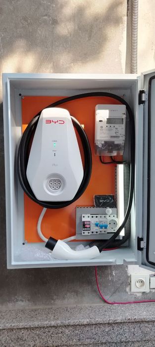 Установка зарядное устройство для Электромобилей.
7квт зарядка установ