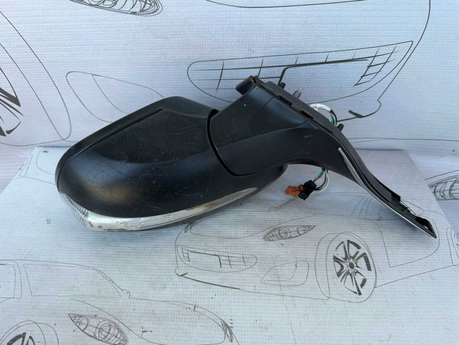 Oglindă Retrovizoare Stânga 3x4 Pini Peugeot 208 Hatchback 1607511580 / [2012-2019] / (5B3)