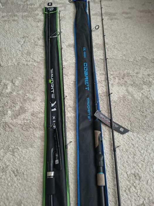 Спининг въдици Favorite X1 и Favorite Cobalt