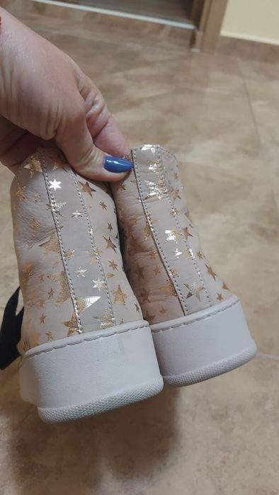 Естествена кожа дамски боти