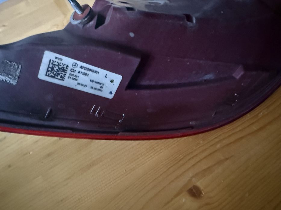 Фарове и стопове за S-класа W222