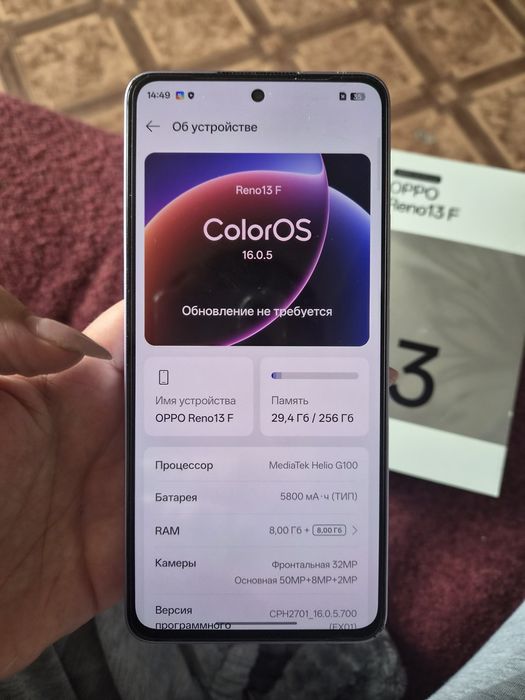Телефон oppo reno 13f