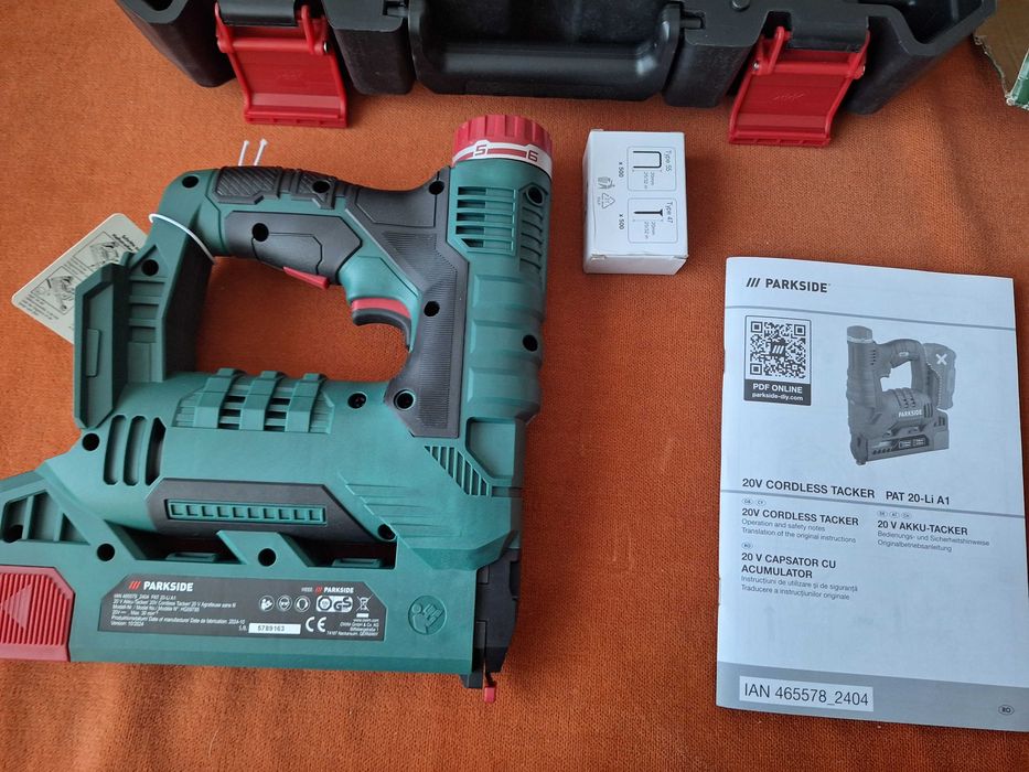 Capsator fara fir Parkside model 20 V PAT 20-Li A1