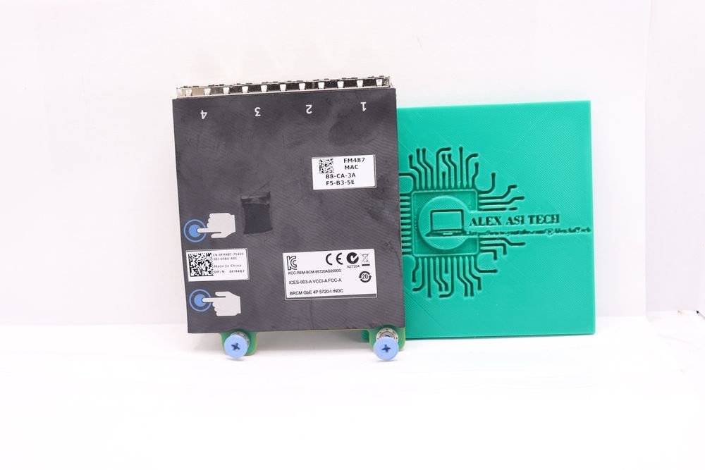 Placa de retea Daughter Card Dell Broadcom 5720 FM487 Quad Port 1GBe